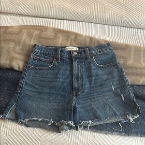 Abercrombie & Fitch Blue Jean Shorts